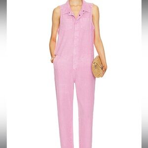 Braxton Jumpsuit in Pink Fondant